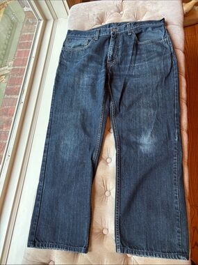 Levi’s red label denim blue jeans